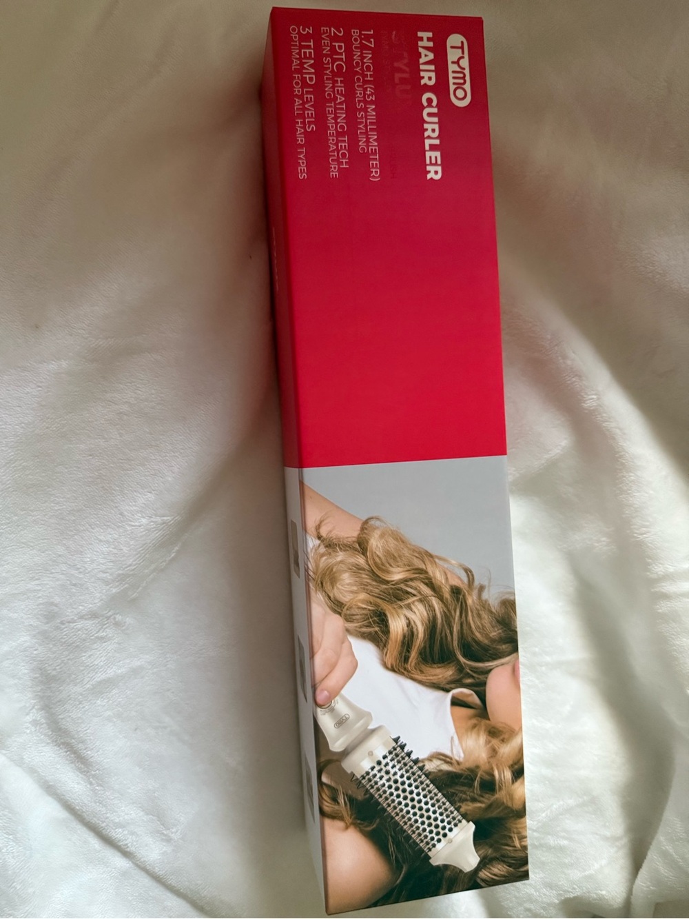 TYMO Silver Round Hair Curler Brush — Smooth Styling & Volume - Picture 2 of 3